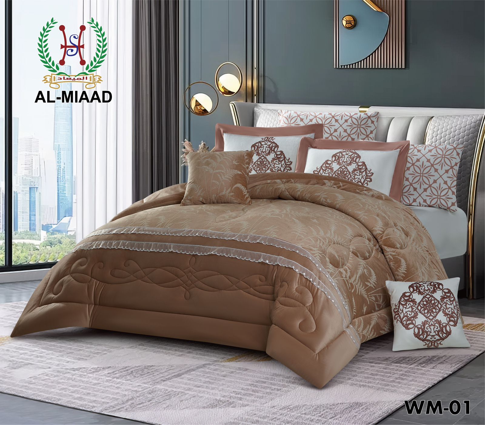 W.M Luxury Winter Bedspread |ناعمة ومريحة