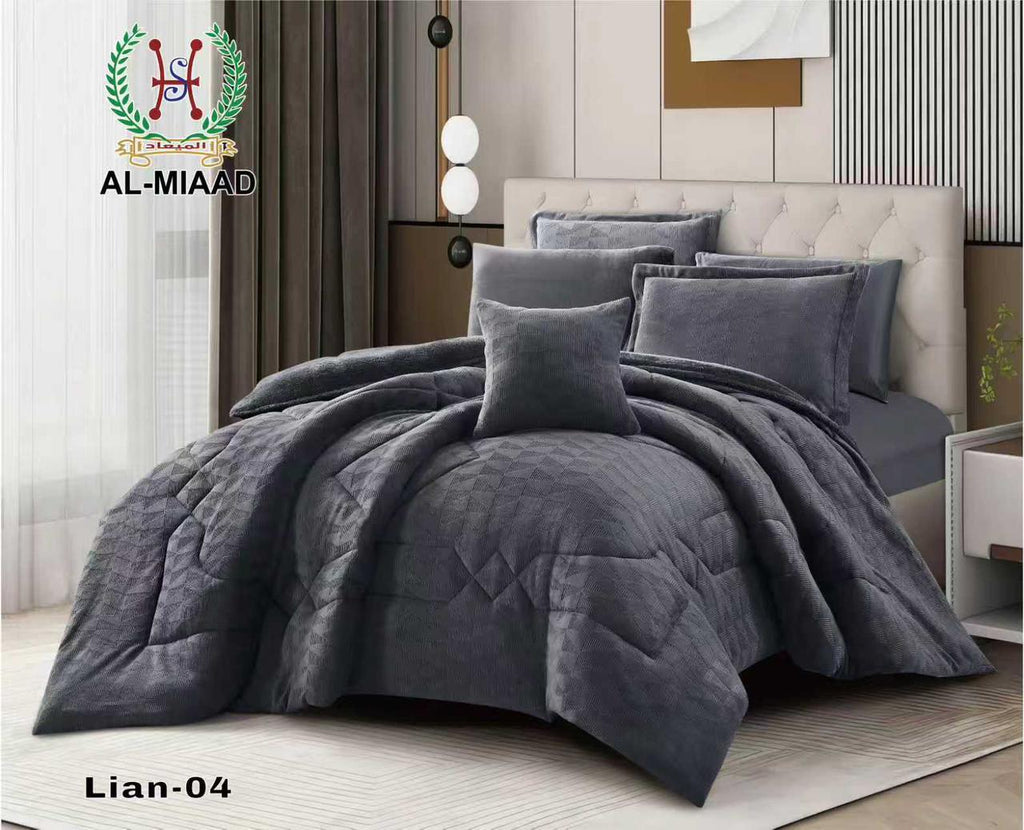 LIAN Winter Velvet Bedding Set |طقم فراش مخملي لفصل الشتاء – ليان