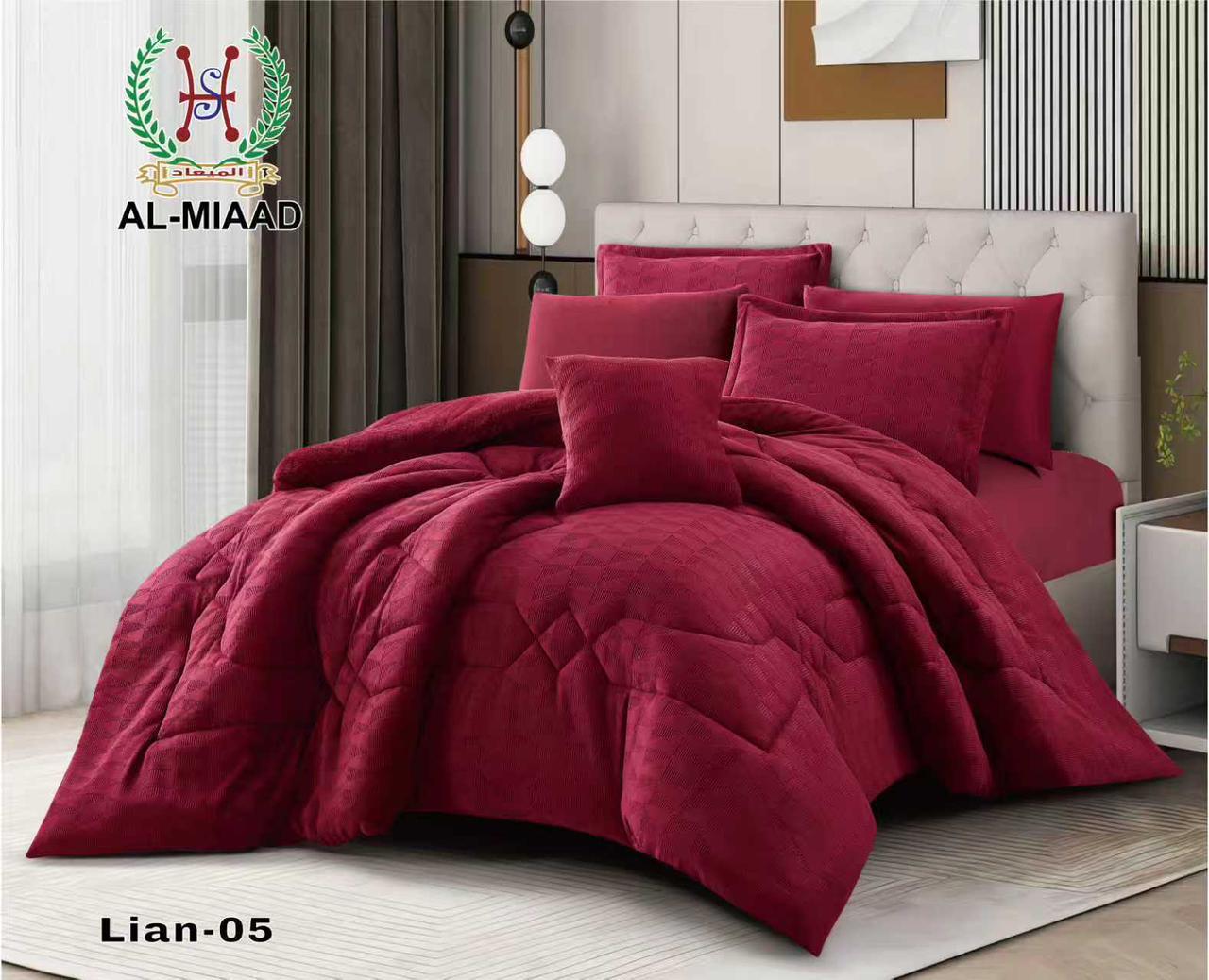 LIAN Winter Velvet Bedding Set |طقم فراش مخملي لفصل الشتاء – ليان