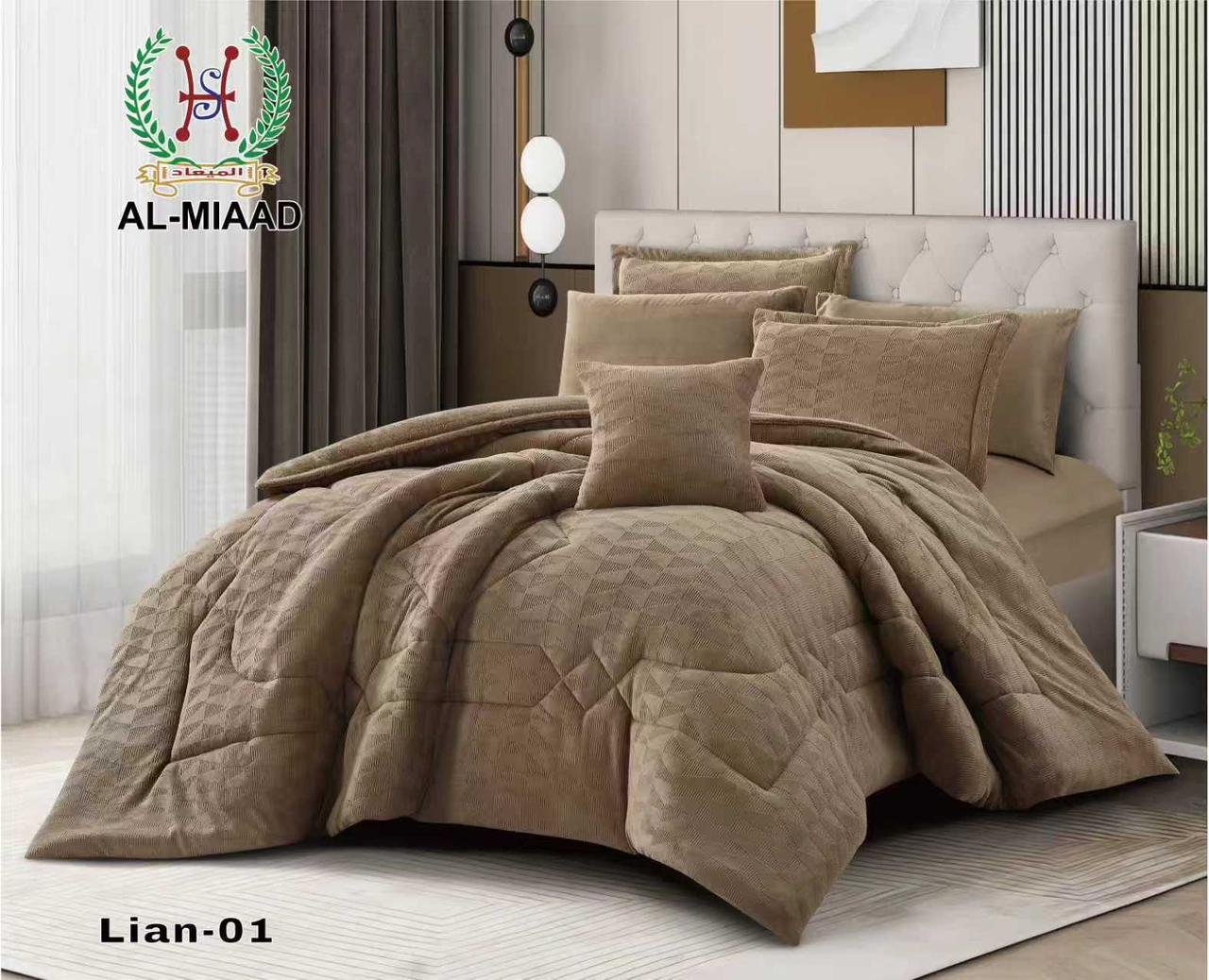LIAN Winter Velvet Bedding Set |طقم فراش مخملي لفصل الشتاء – ليان