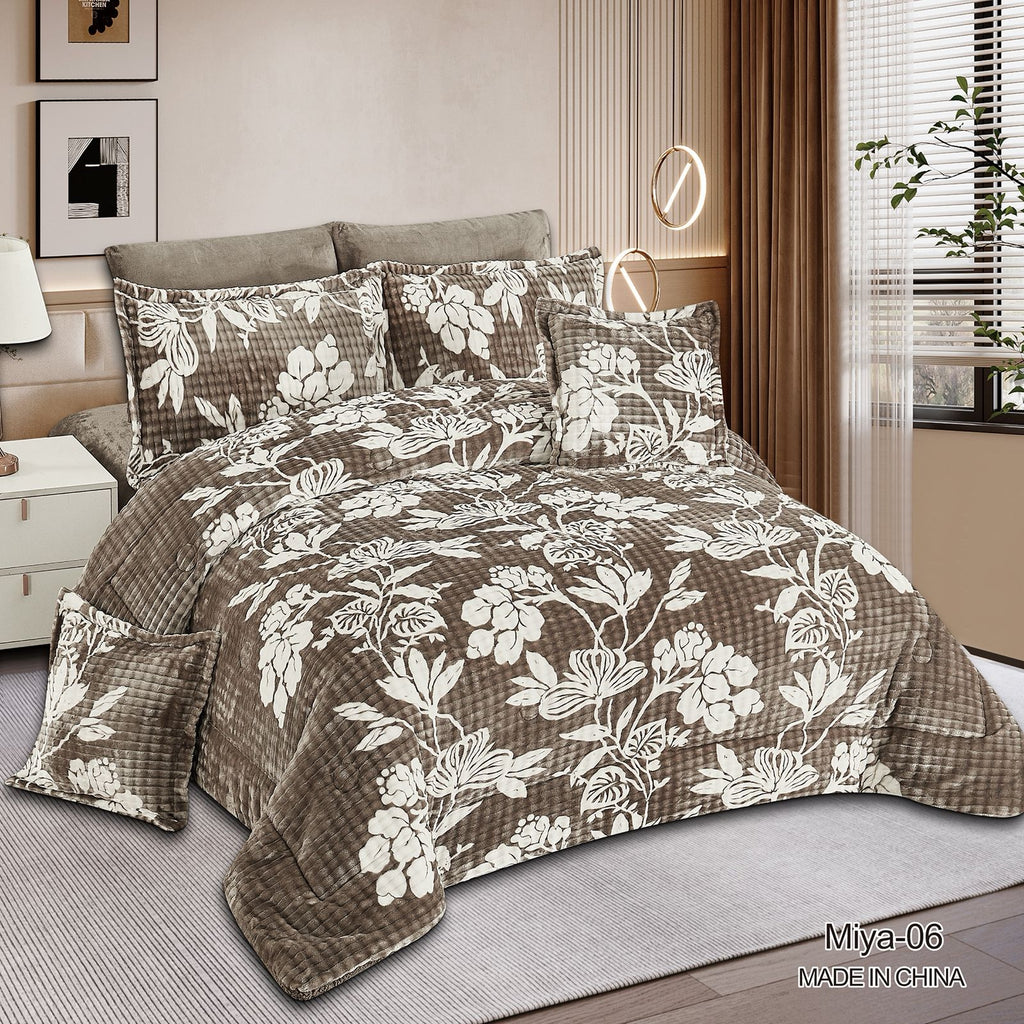 ANJA  Velvet Comforter Set | طقم لحاف فاخر من المخمل – أنجا